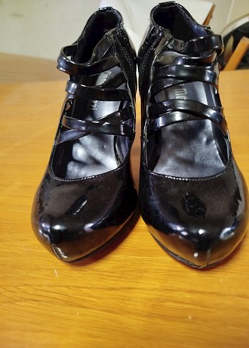 Cianni Mozzi Stilleo Siyah Rugan Platform İtaly - Görsel 2