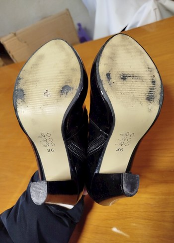 Cianni Mozzi Stilleo Siyah Rugan Platform İtaly - Görsel 6