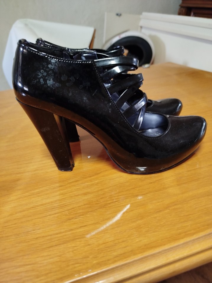 Cianni Mozzi Stilleo Siyah Rugan Platform İtaly - Görsel 3