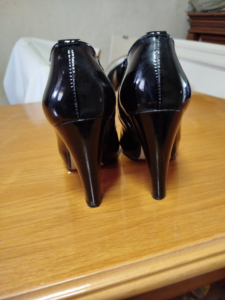 Cianni Mozzi Stilleo Siyah Rugan Platform İtaly - Görsel 4