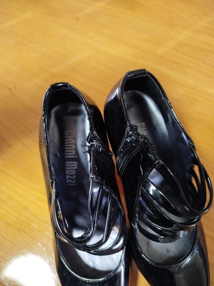 Cianni Mozzi Stilleo Siyah Rugan Platform İtaly - Görsel 5