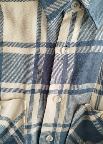 Düğmeli Uzun Kollu Kadın Gömlek - Görsel 4