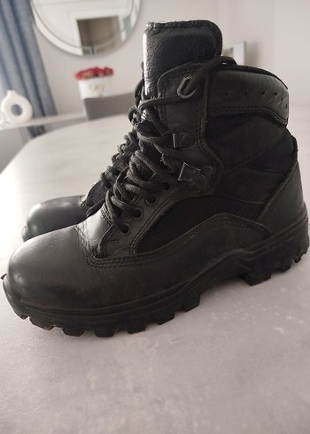 Siyah Deri Askeri / Taktik Bot  Unisex - Görsel 3