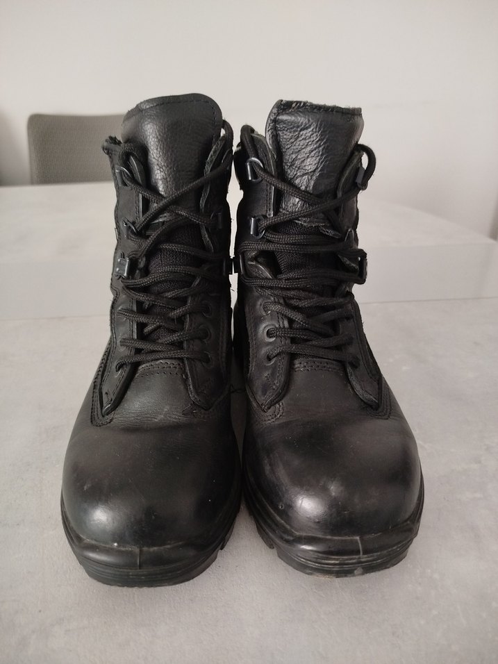Siyah Deri Askeri / Taktik Bot  Unisex - Görsel 2