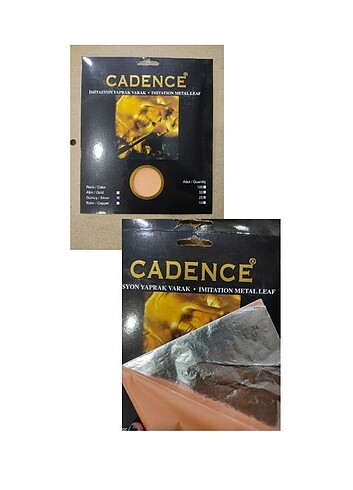 CADENCE YAPRAK VARAK 25'Lİ GÜMÜŞ 