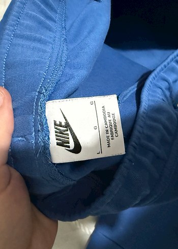 Mavi Nike tech fleece - Görsel 3