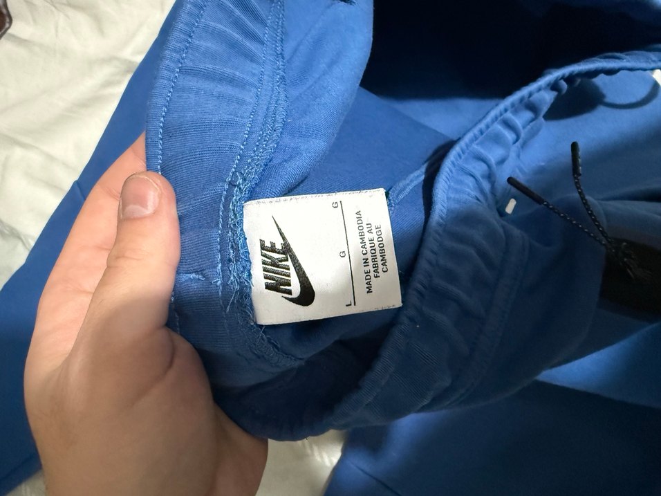 Mavi Nike tech fleece - Görsel 3