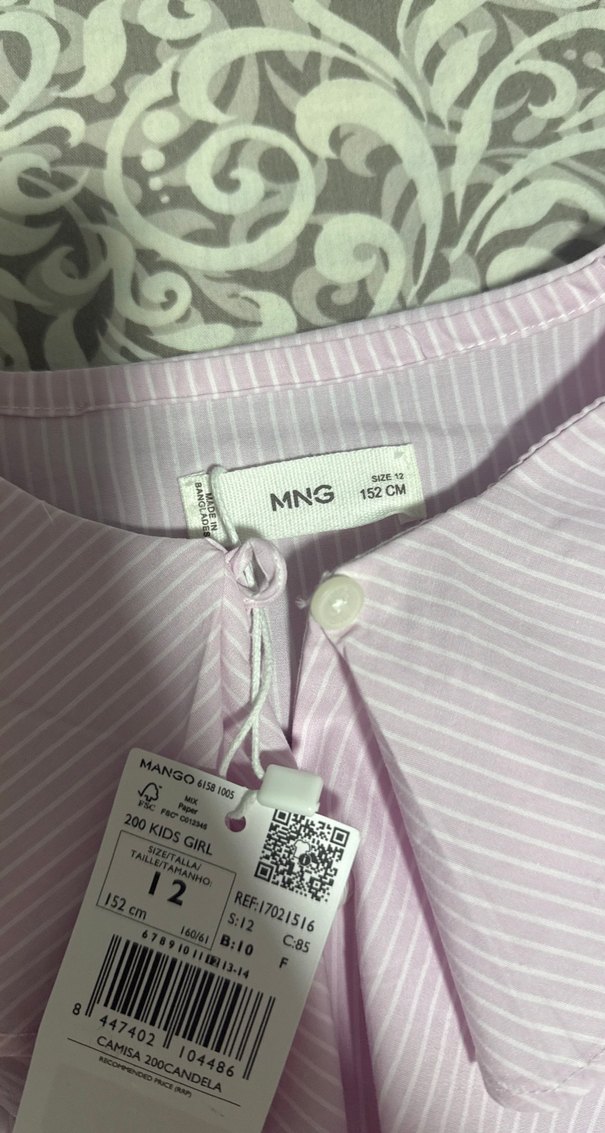 Pembe Renkli Fırfırlı Uzun Kollu Kadın Gömlek - Görsel 2