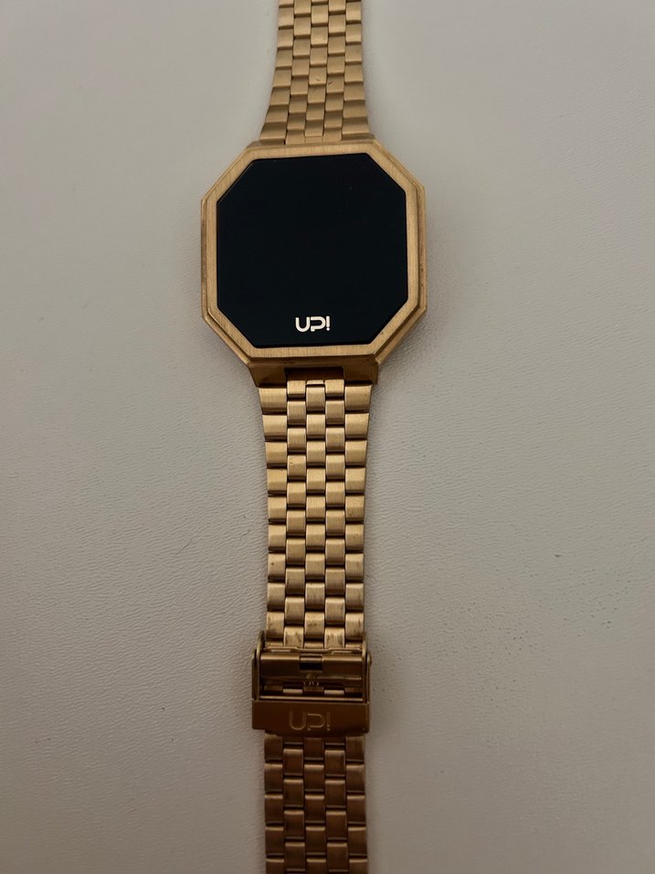 Gold Renkli Minimalist Kadın Saati - Görsel 2