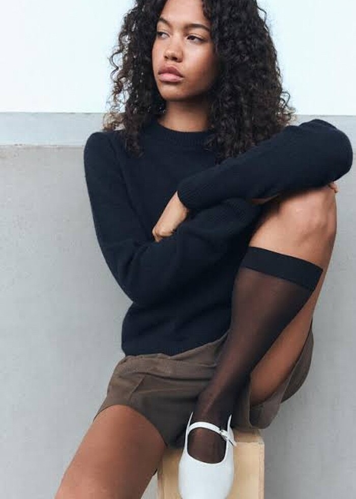 Zara 0 Koyun Derisi Babet - Görsel 3