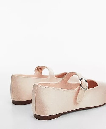 Mango Saten Balerin Tokalı Babet - Görsel 3