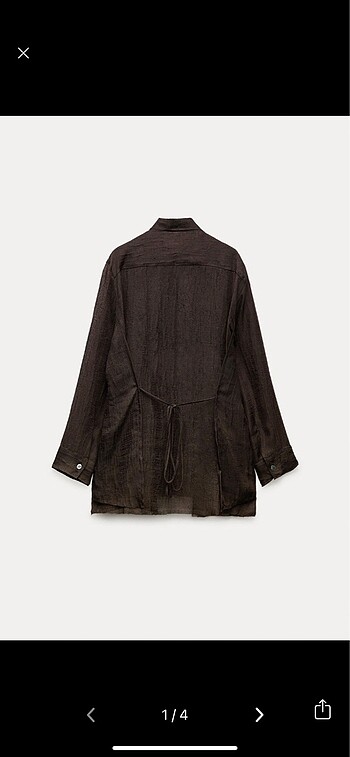 l Beden Zara ZW Collection Çok Yönlü Gömlek