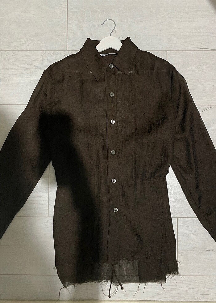 Zara ZW Collection Çok Yönlü Gömlek - Görsel 5