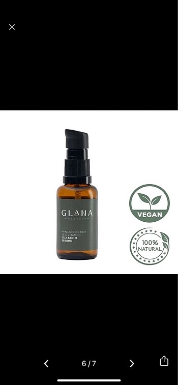 GLANA Cosmetics Hyaluronik Asit + C vit - Görsel 6