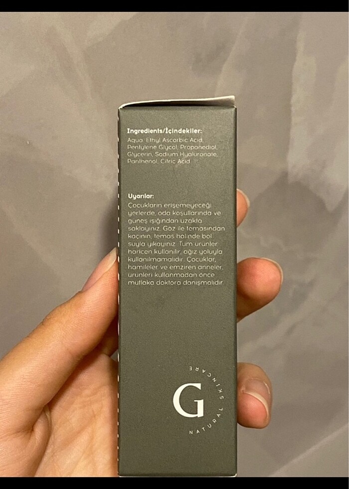 GLANA Cosmetics Hyaluronik Asit + C vit - Görsel 3