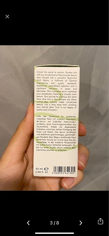  Beden VITAYES NIACINAMIDE SERUM
