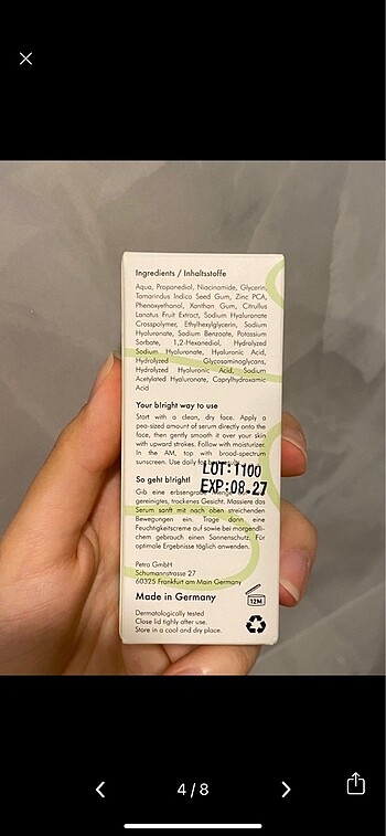  Beden Renk VITAYES NIACINAMIDE SERUM