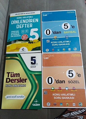 5. Sınıf test kitapları