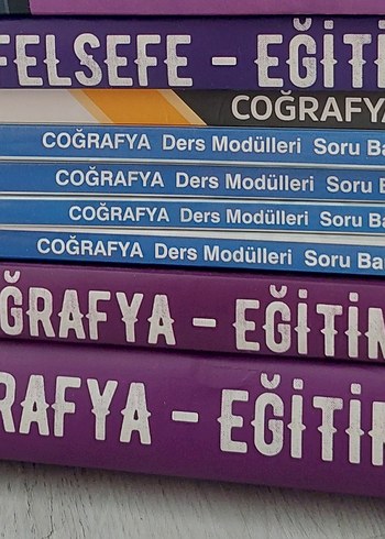 Coğrafya ve Felsefe Eğitim Kitapları Seti
