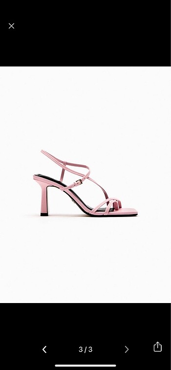 Zara Zara topuklu sandalet