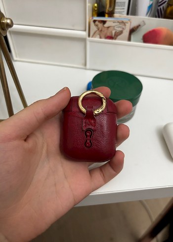 Bordo Kulaklık Kutusu Göz Figürlü - Görsel 5