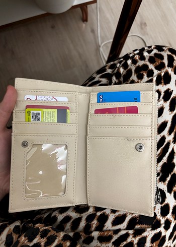 Pastel Desenli Kadın Cüzdanı Fermuarlı - Görsel 3