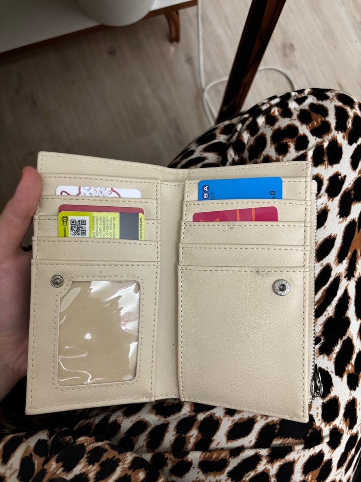 Pastel Desenli Kadın Cüzdanı Fermuarlı - Görsel 3