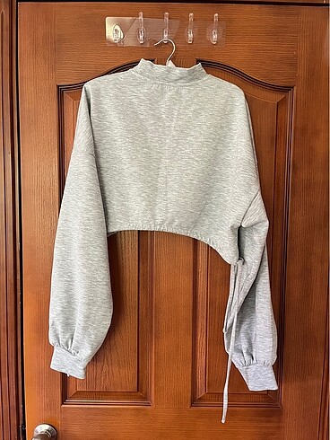 Bershka crop sweat - Görsel 4