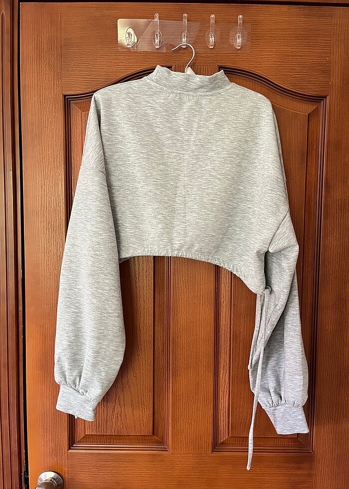 Bershka crop sweat - Görsel 4