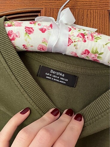 Bershka crop sweat - Görsel 2