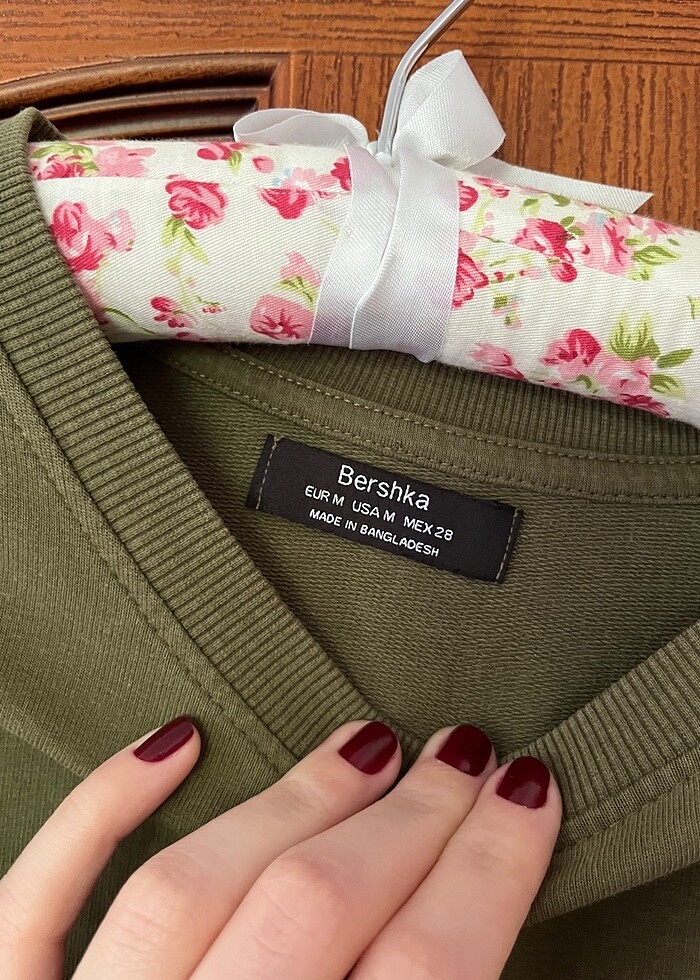 Bershka crop sweat - Görsel 2