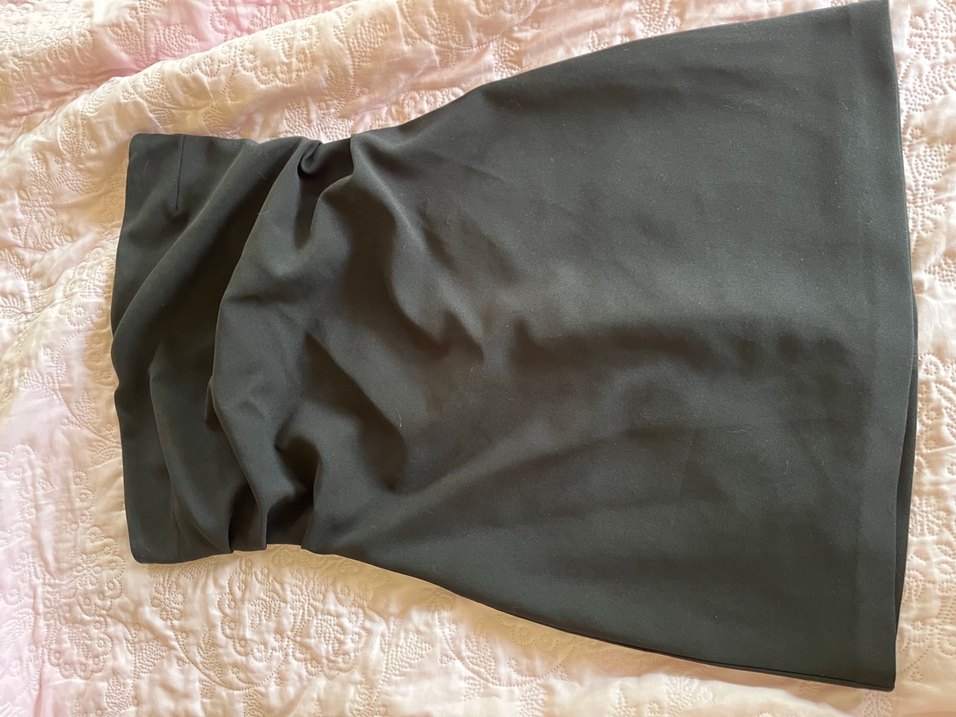 Zara siyah straplez mini elbise - Görsel 2