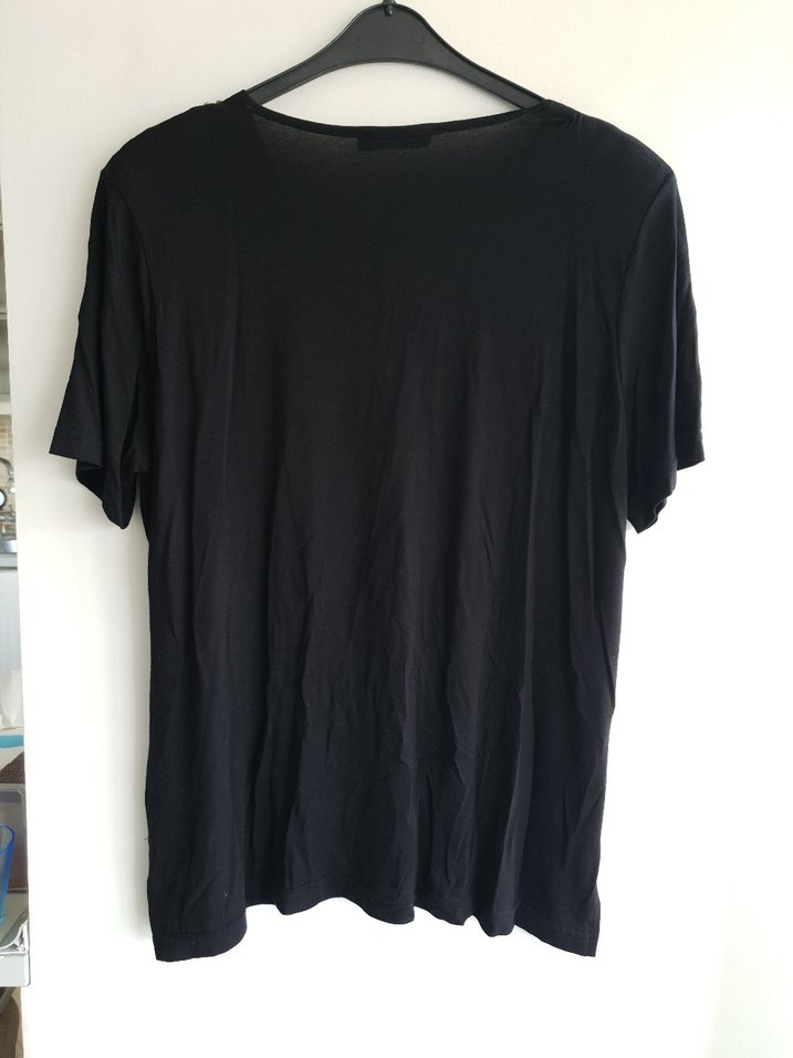 SİYAH KADIN BLUZ VATKALI - Görsel 3