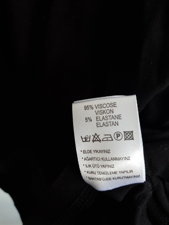 SİYAH KADIN BLUZ VATKALI - Görsel 4