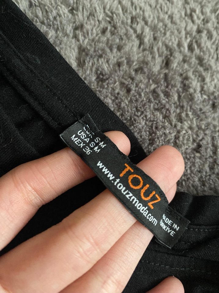 spidercat baskılı crop s-m beden standart 1 kere giydim - Görsel 3