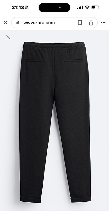 Zara JOGGER BEL BANTLI EASY CARE PANTOLON -