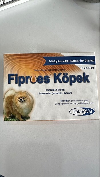 Fiproes Köpek 2-10 kg