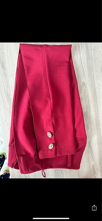 Adil Işık bordo kumaş pantolon - Görsel 4