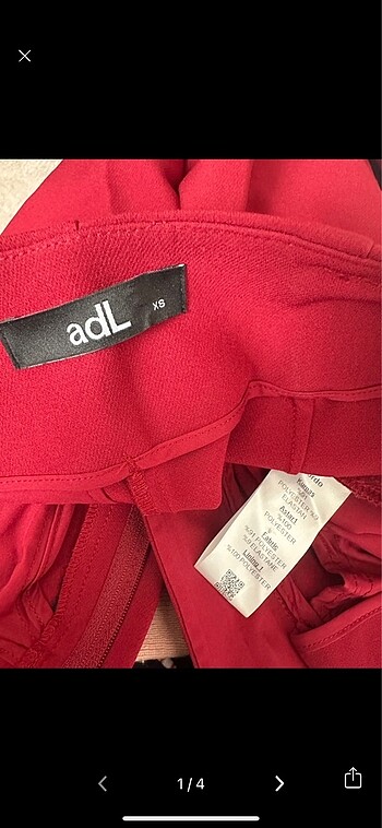 Adil Işık bordo kumaş pantolon - Görsel 2