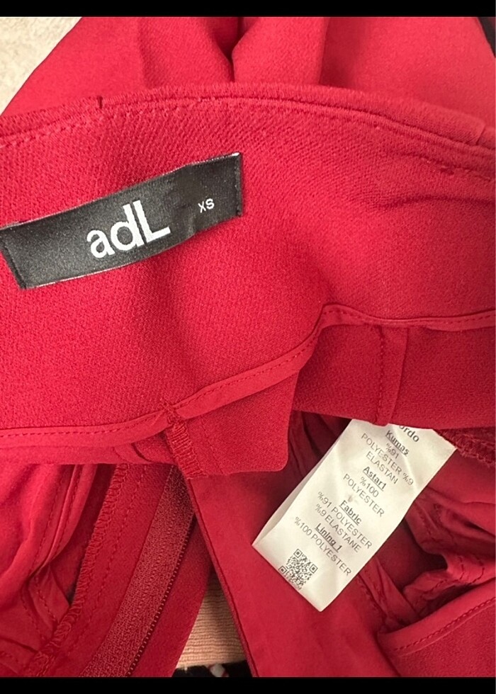 Adil Işık bordo kumaş pantolon - Görsel 2