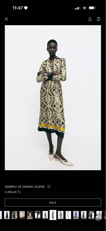 Zara yeni sezon elbise - Görsel 2