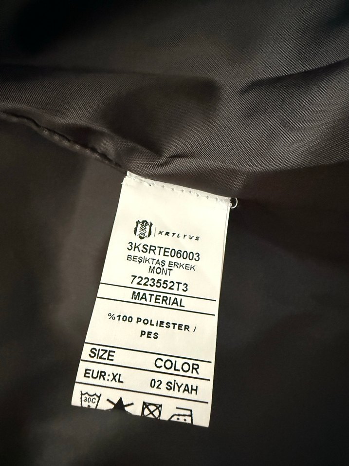 Orijinal bjk hiç giyilmemiş erkek mont - Görsel 3