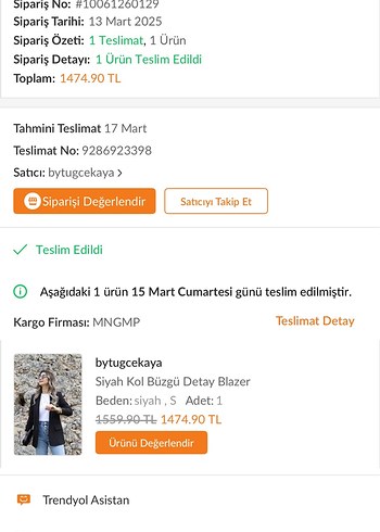 Siyah Blazer Kadın - Görsel 2