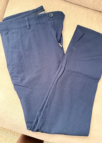 Erkek Lacivert Avva pantolon - Görsel 2