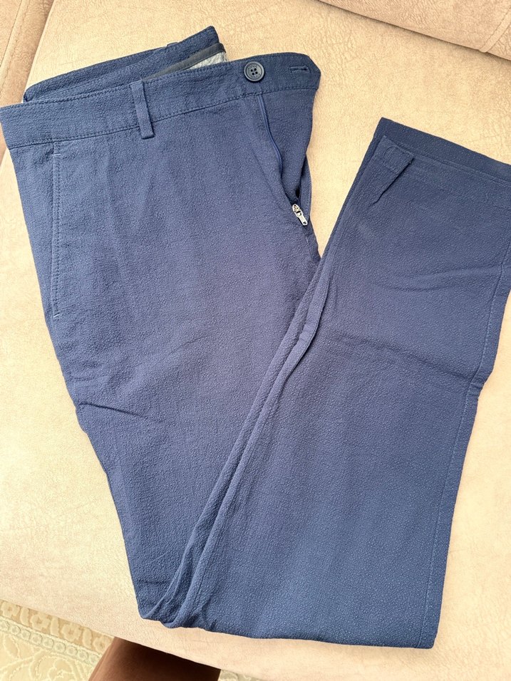 Erkek Lacivert Avva pantolon - Görsel 2