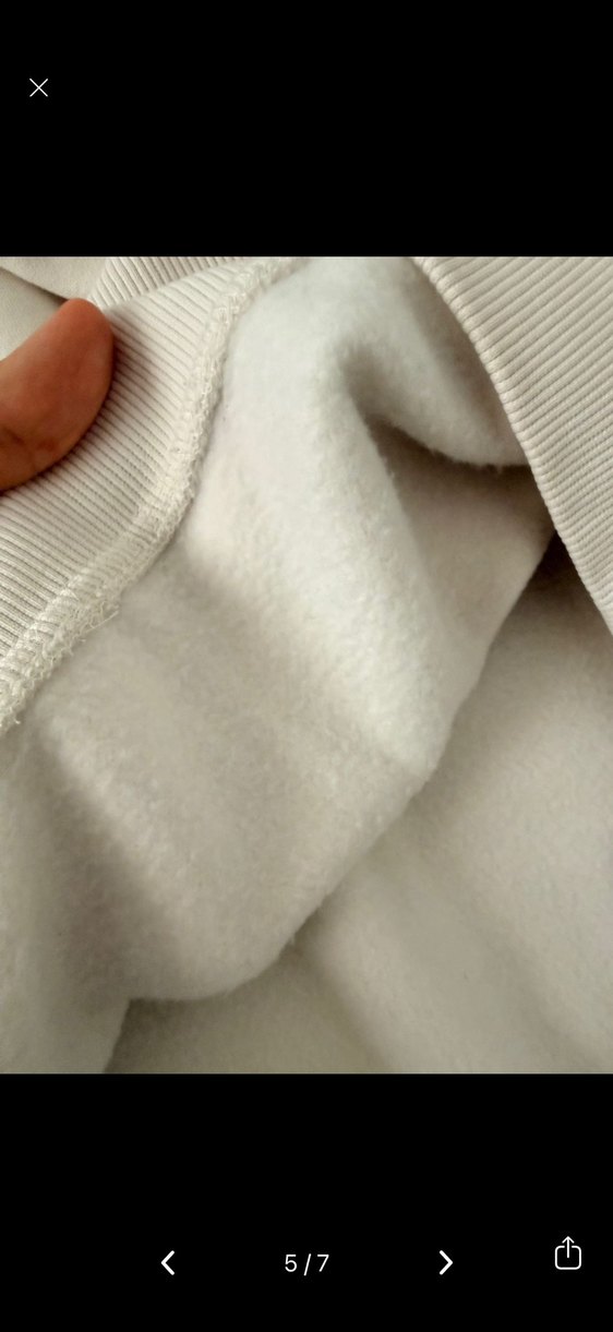 Calvin Klein Jeans Beyaz Kadın Sweatshirt - Görsel 5