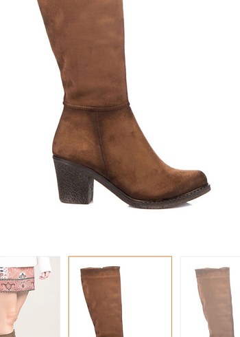 Fox Shoes Taba Süet Kadın Çizme - Görsel 3