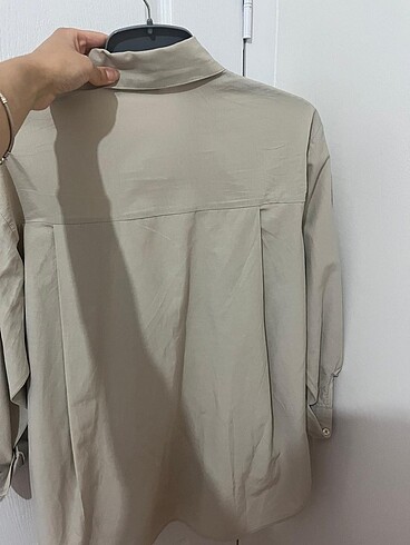 xs Beden camel Renk Trendyolmilla gömlek