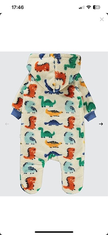 Civil Civil Baby Erkek Bebek Patikli Tulum 3-6 Ay Ekru