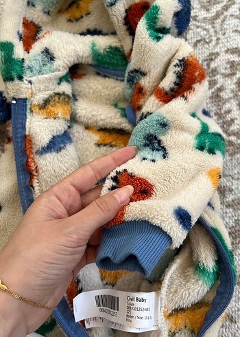 Civil Dino Desenli Tulum 3 Ay Tertemiz - Görsel 2